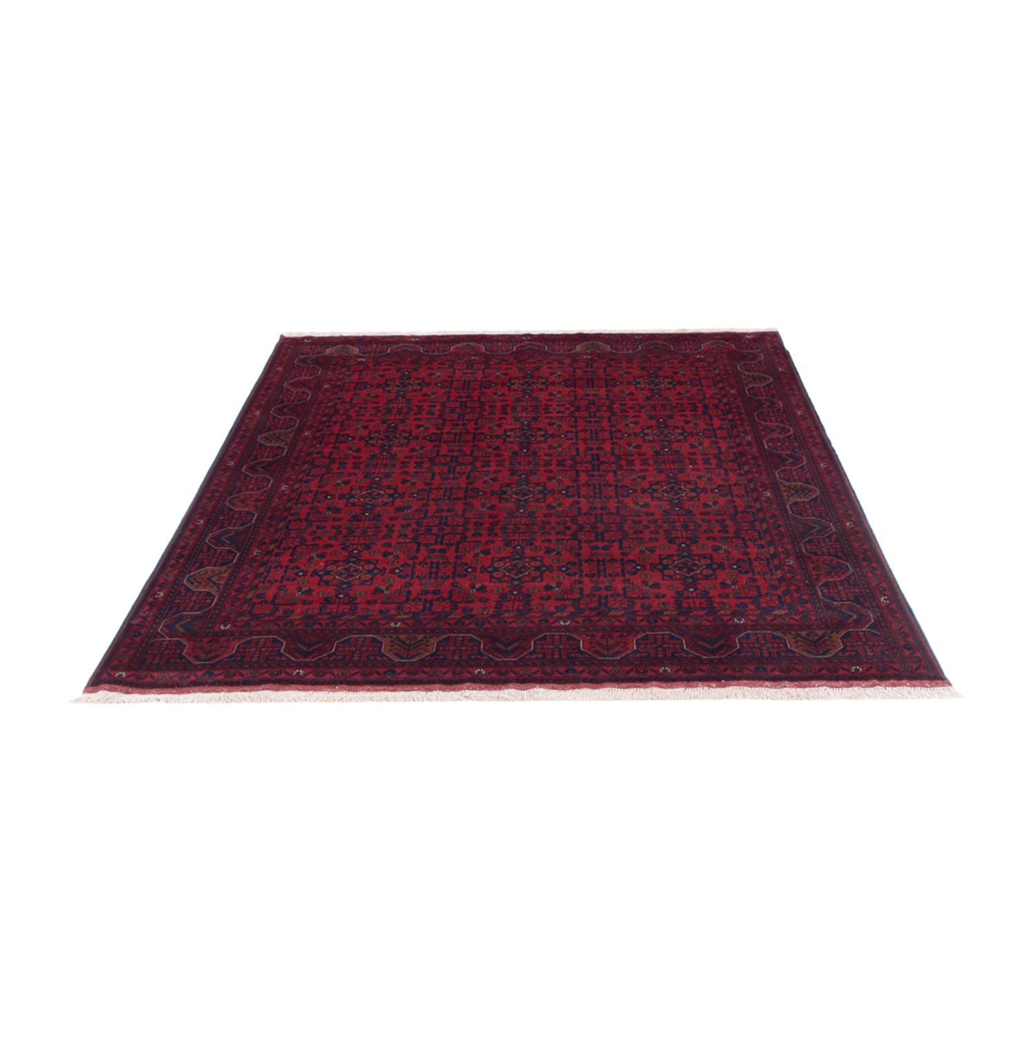 Afghan Rug - Royal - 203 x 147 cm - red