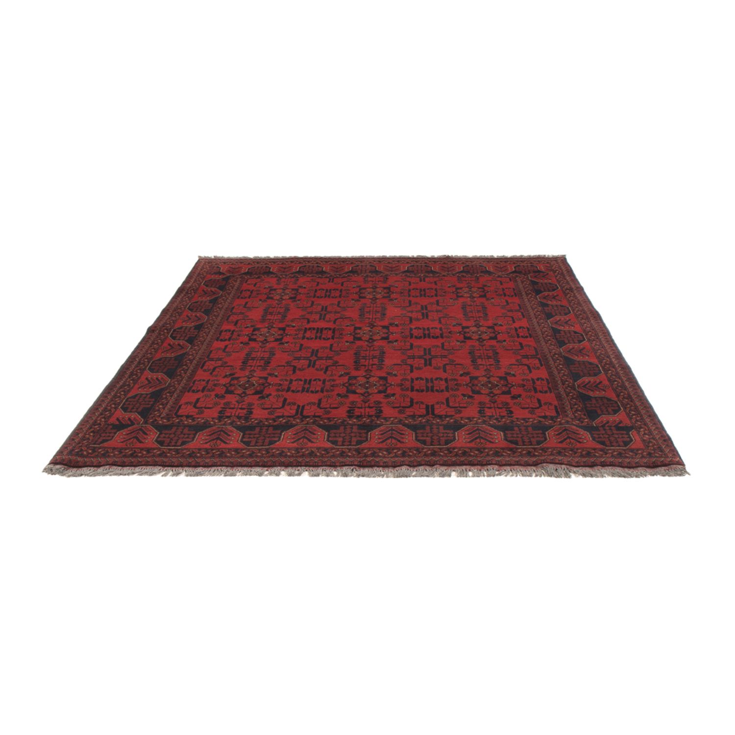 Afghan Rug - Kunduz - 221 x 174 cm - red