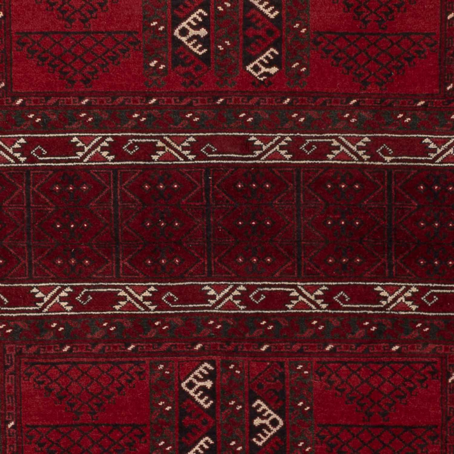 Afghan Rug - Kunduz - 222 x 150 cm - red