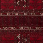 Afghan Rug - Kunduz - 222 x 150 cm - red