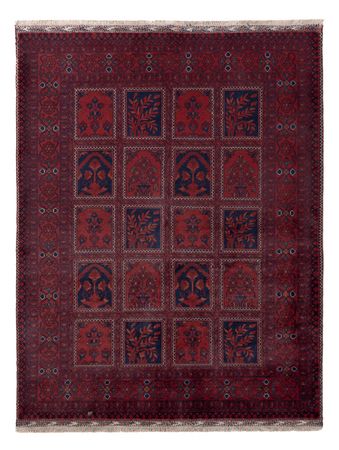 Afghan Rug - Kunduz - 201 x 152 cm - red