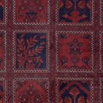 Afghan Rug - Kunduz - 201 x 152 cm - red