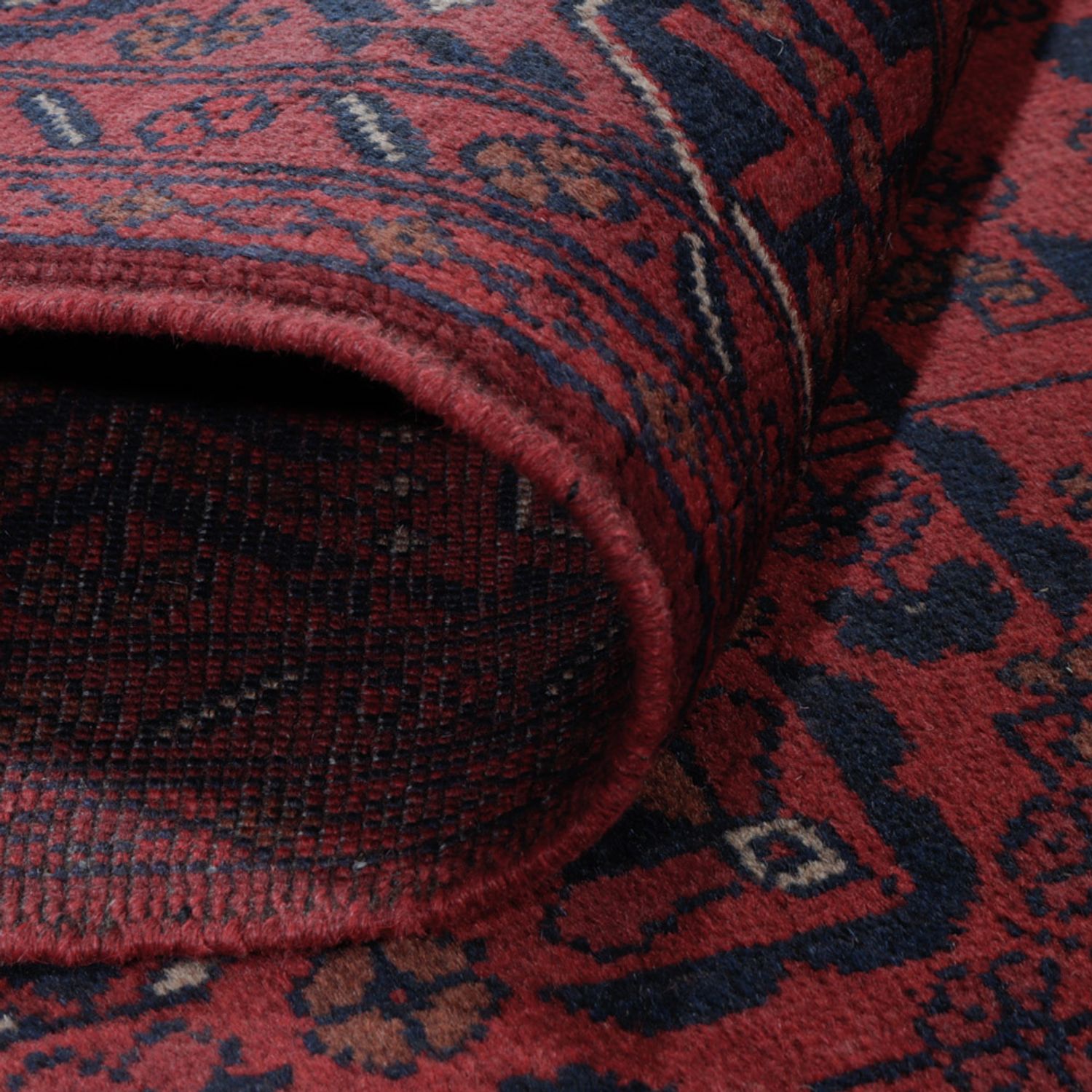 Afghan Rug - Kunduz - 198 x 148 cm - red