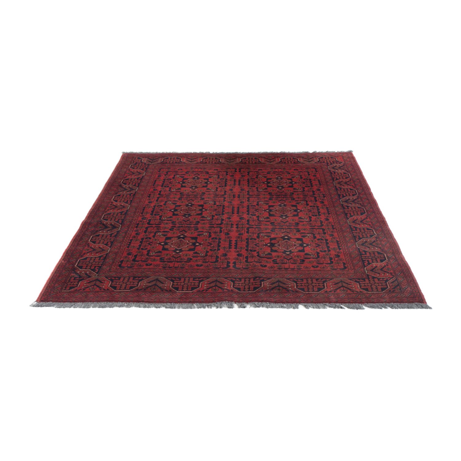 Afghan Rug - Kunduz - 198 x 148 cm - red