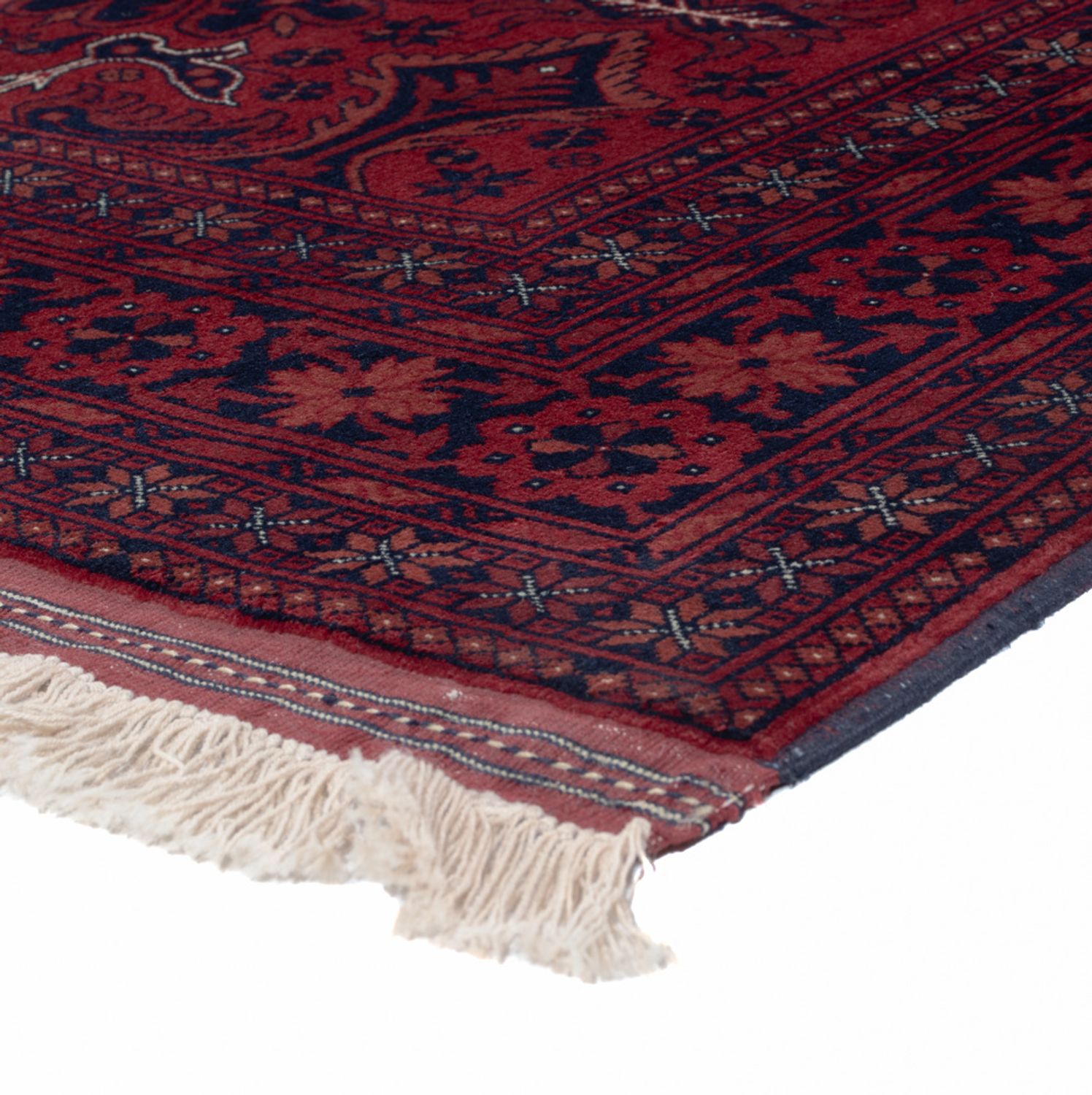 Afghan Rug - Royal - 187 x 150 cm - red