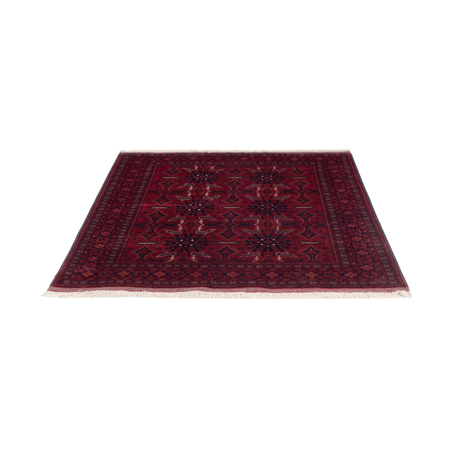 Afghan Rug - Royal - 187 x 150 cm - red