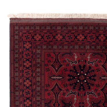 Afghan Rug - Royal - 187 x 150 cm - red