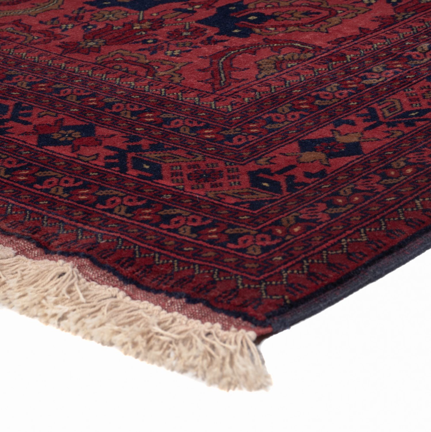 Afghan Rug - Royal - 195 x 152 cm - red