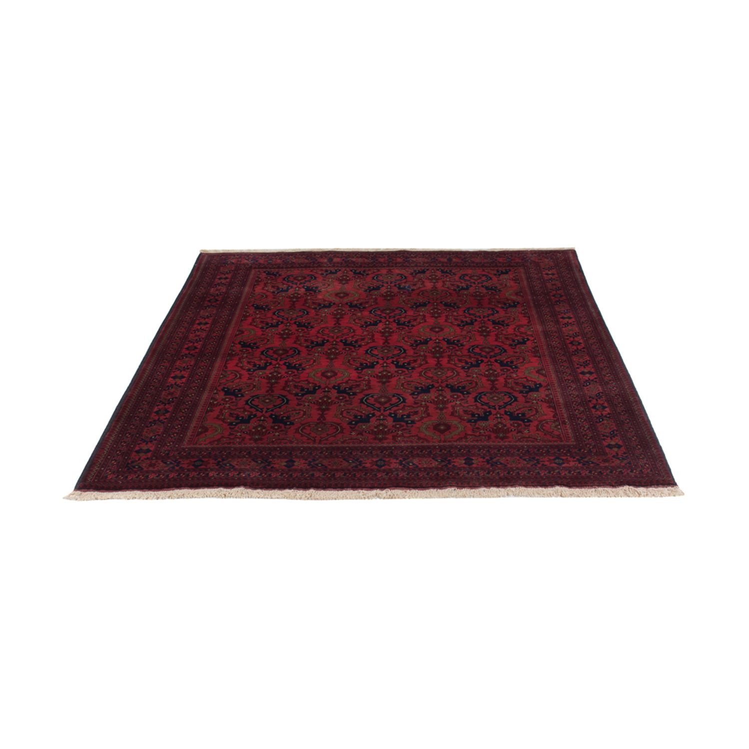 Afghan Rug - Royal - 195 x 152 cm - red
