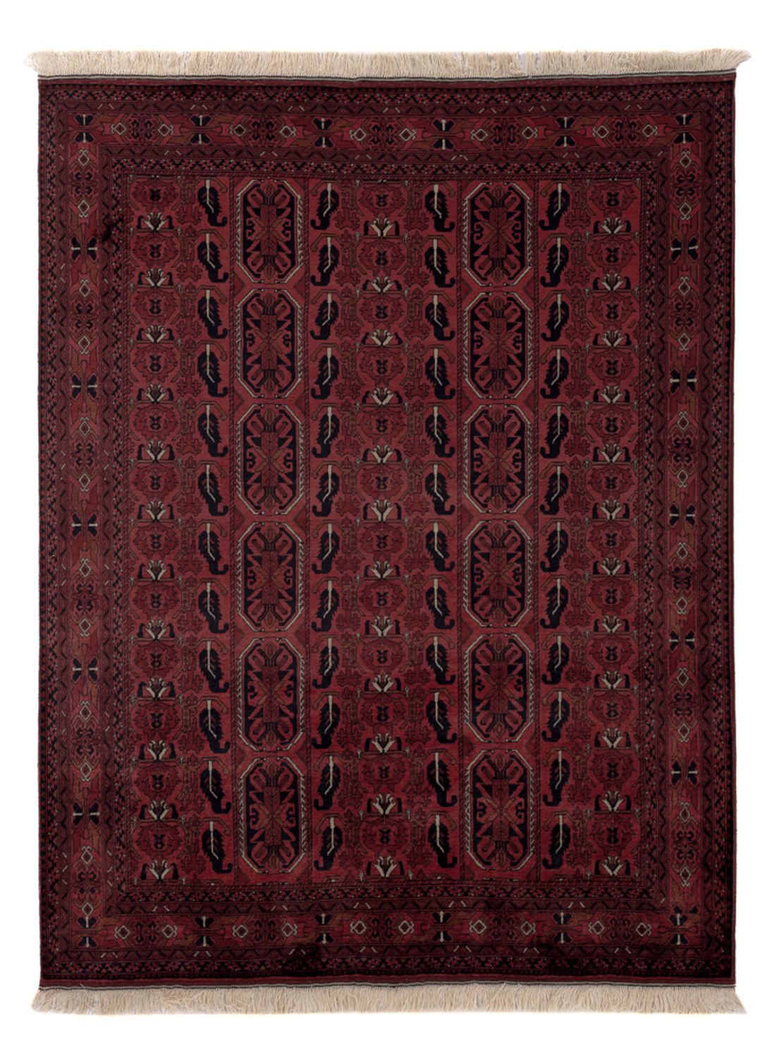 Afghan Rug - Royal - 196 x 149 cm - red