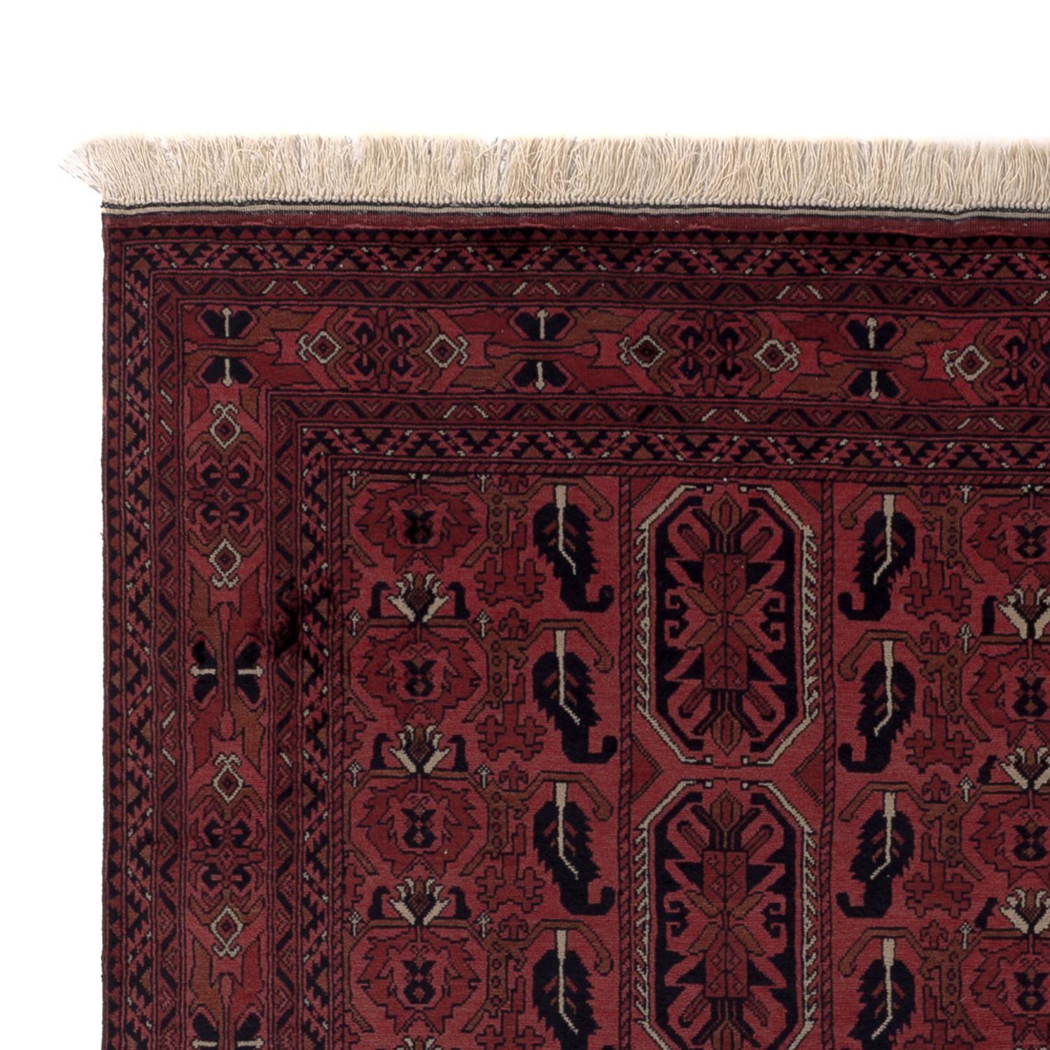 Afghan Rug - Royal - 196 x 149 cm - red