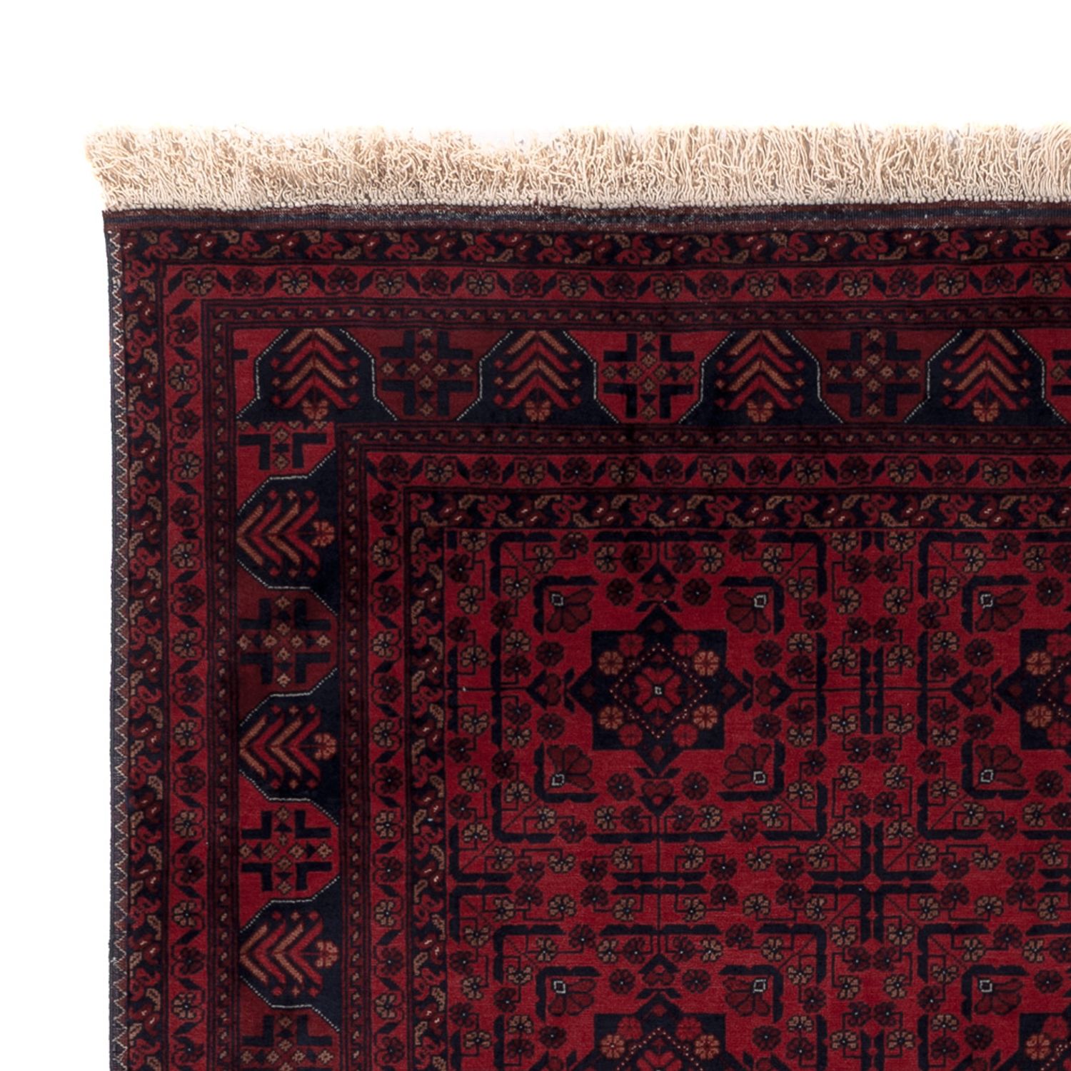 Afghan Rug - Royal - 187 x 146 cm - red