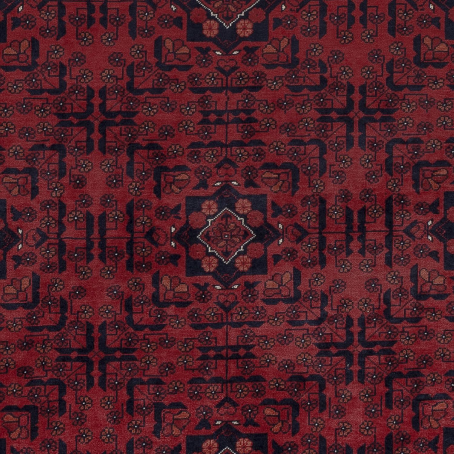 Afghan Rug - Royal - 202 x 151 cm - red