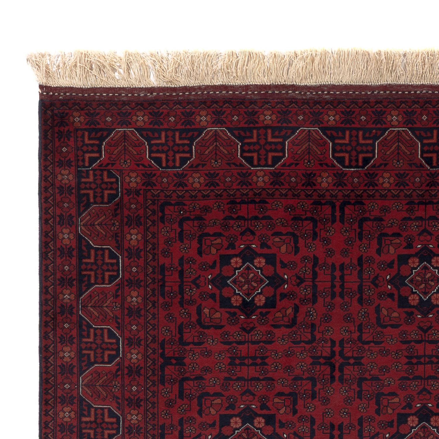 Afghan Rug - Royal - 202 x 151 cm - red