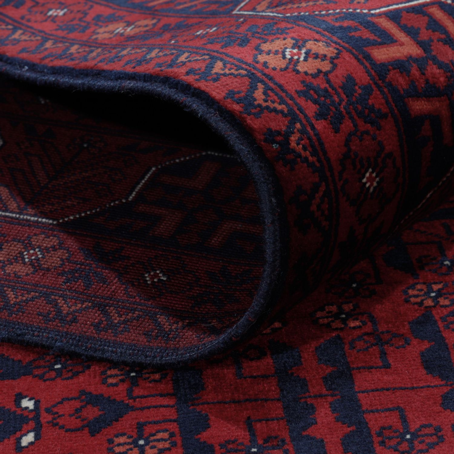 Afghan Rug - Royal - 202 x 151 cm - red