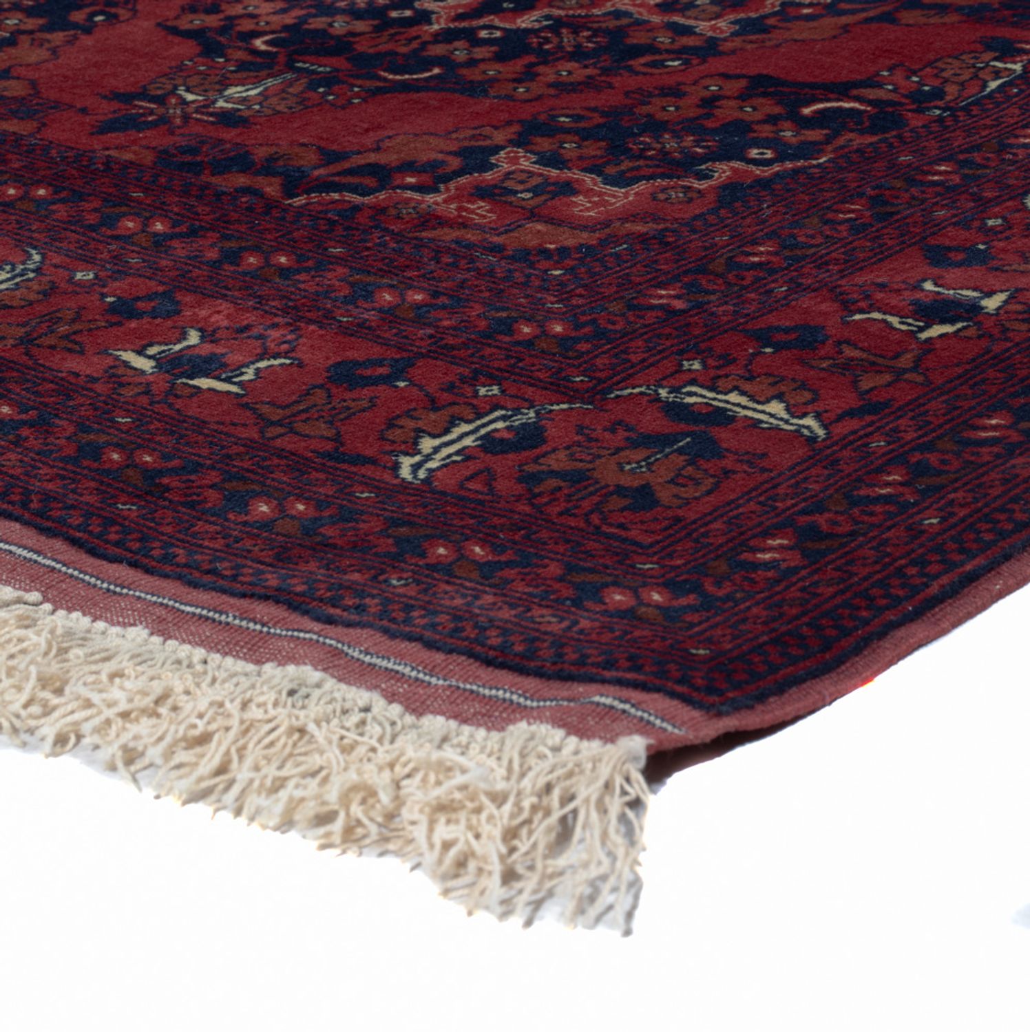 Afghan Rug - Royal - 196 x 146 cm - red