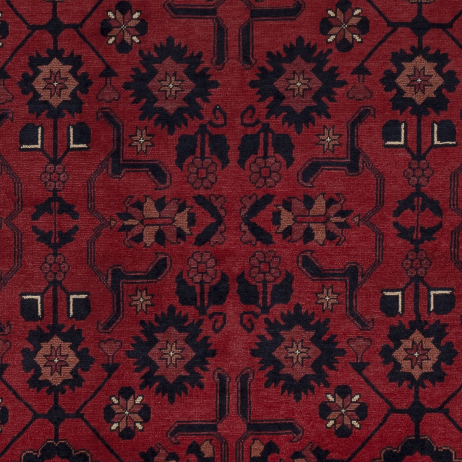 Afghan Rug - Royal - 196 x 150 cm - red
