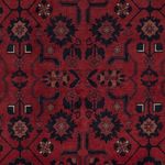 Afghan Rug - Royal - 196 x 150 cm - red