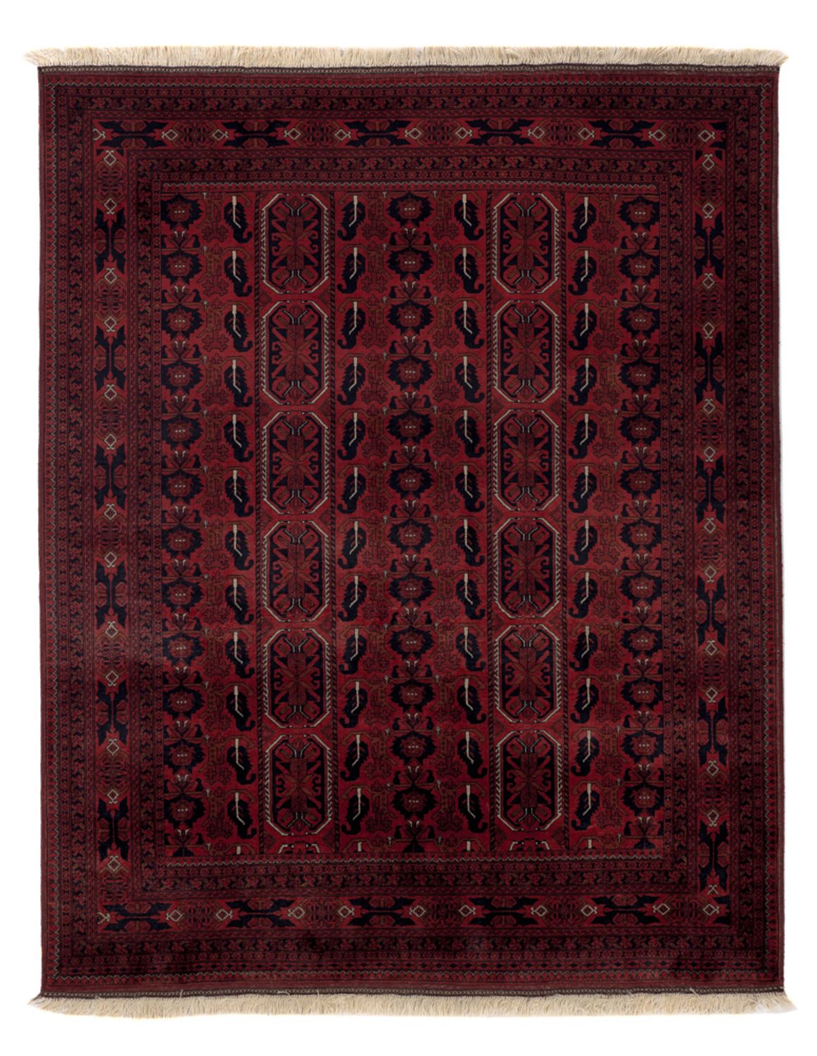 Afghan Rug - Royal - 187 x 147 cm - red