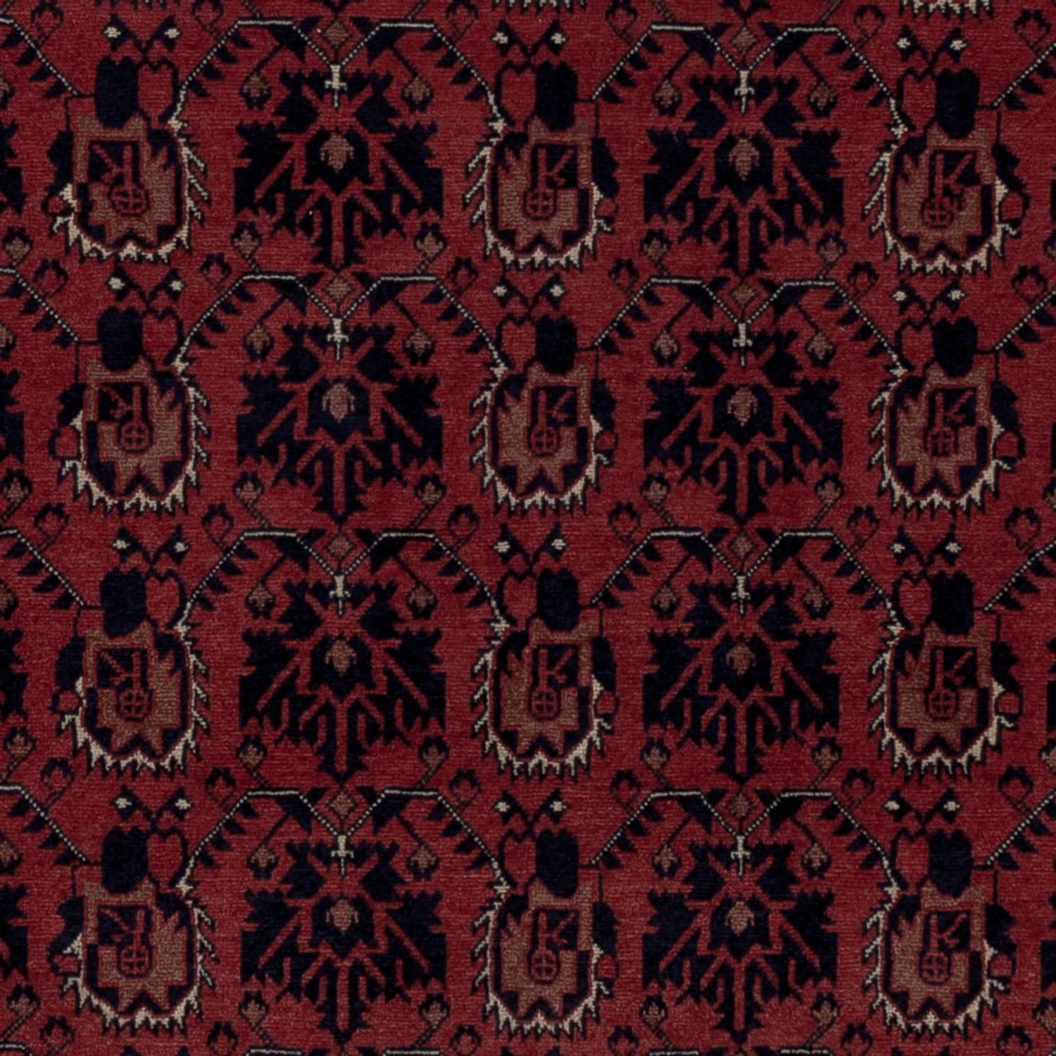 Afghan Rug - Royal - 195 x 149 cm - red