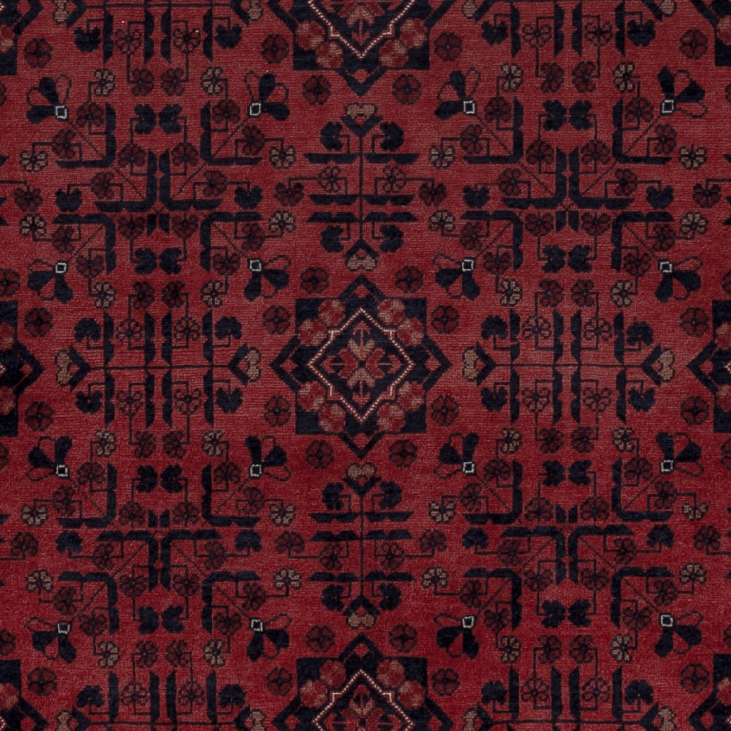 Afghan Rug - Royal - 196 x 149 cm - red