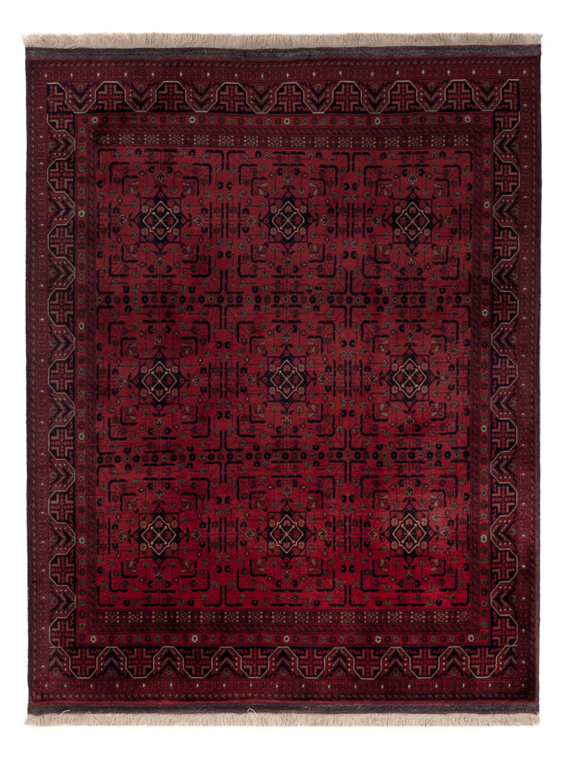 Afghan Rug - Royal - 191 x 148 cm - red