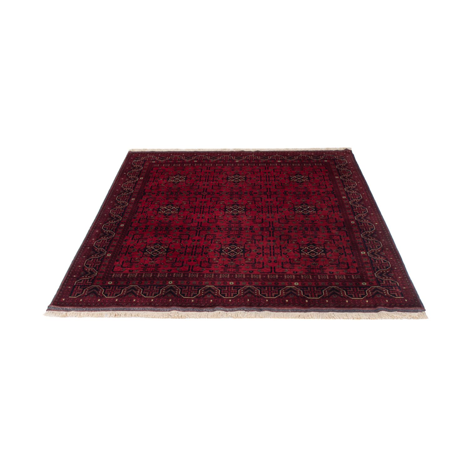 Afghan Rug - Royal - 191 x 148 cm - red
