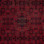 Afghan Rug - Royal - 191 x 148 cm - red