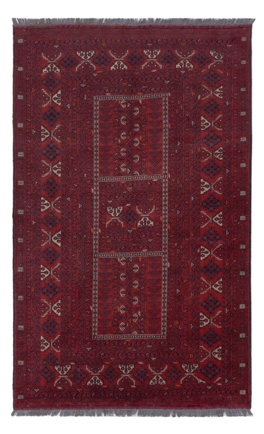 Afghan Rug - 252 x 154 cm - red