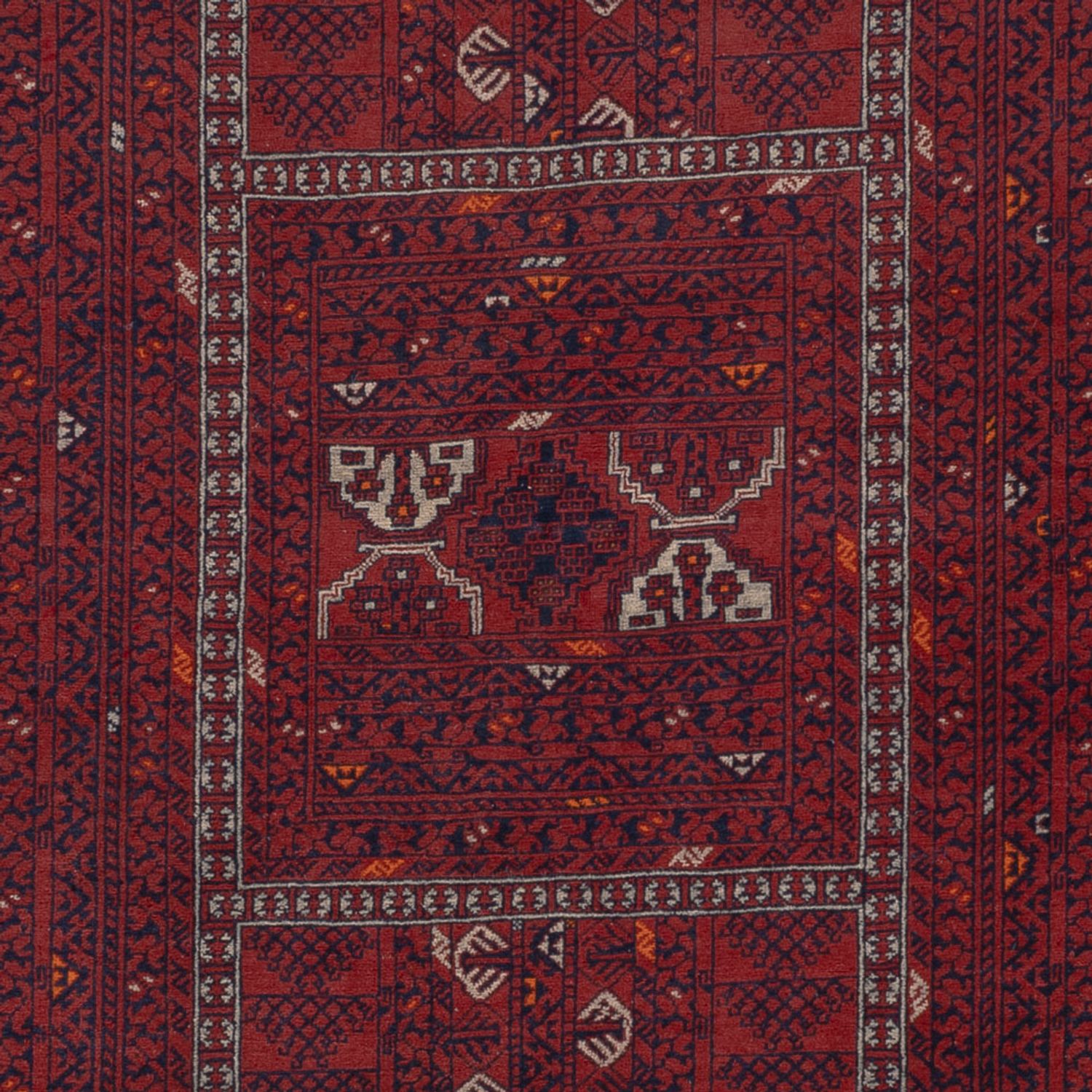 Afghan Rug - 252 x 154 cm - red