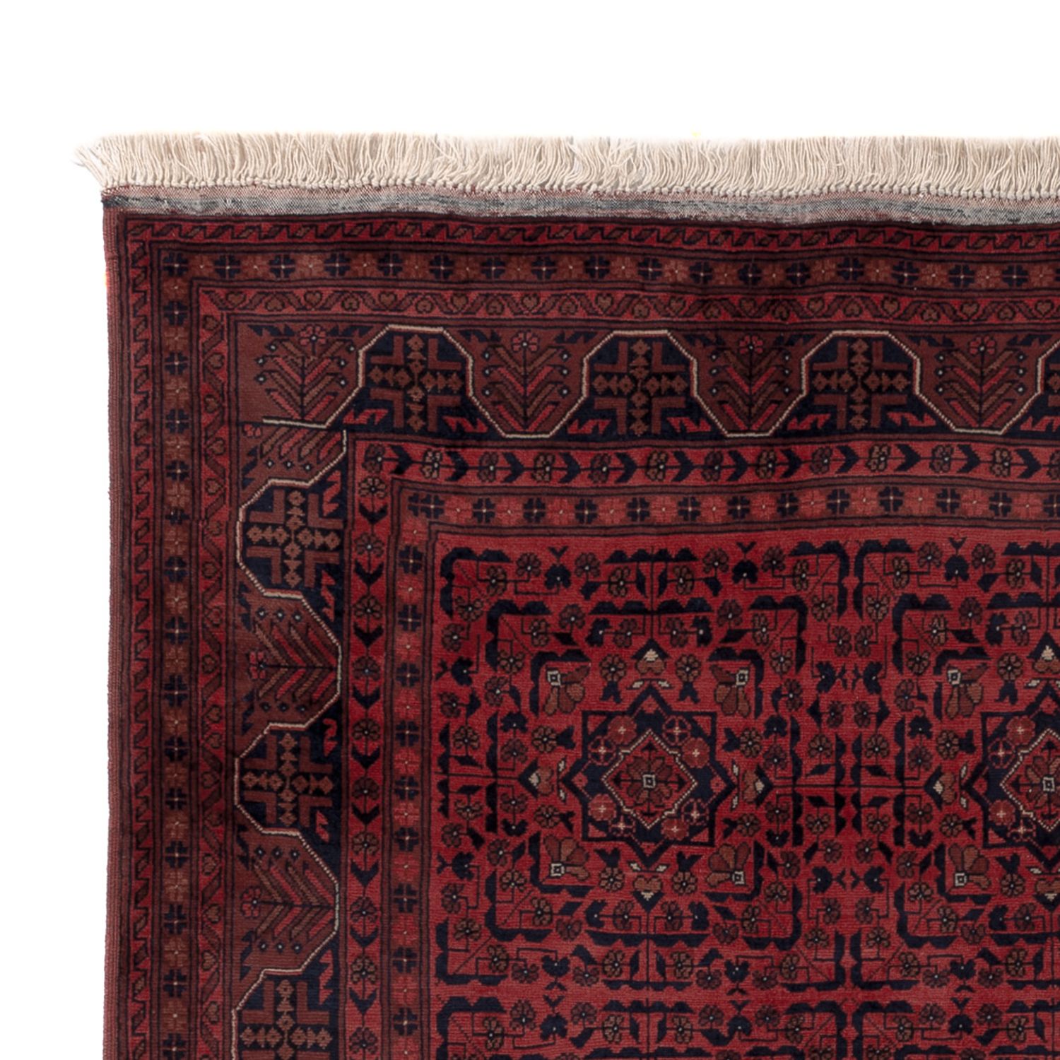 Afghan Rug - Royal - 193 x 147 cm - red