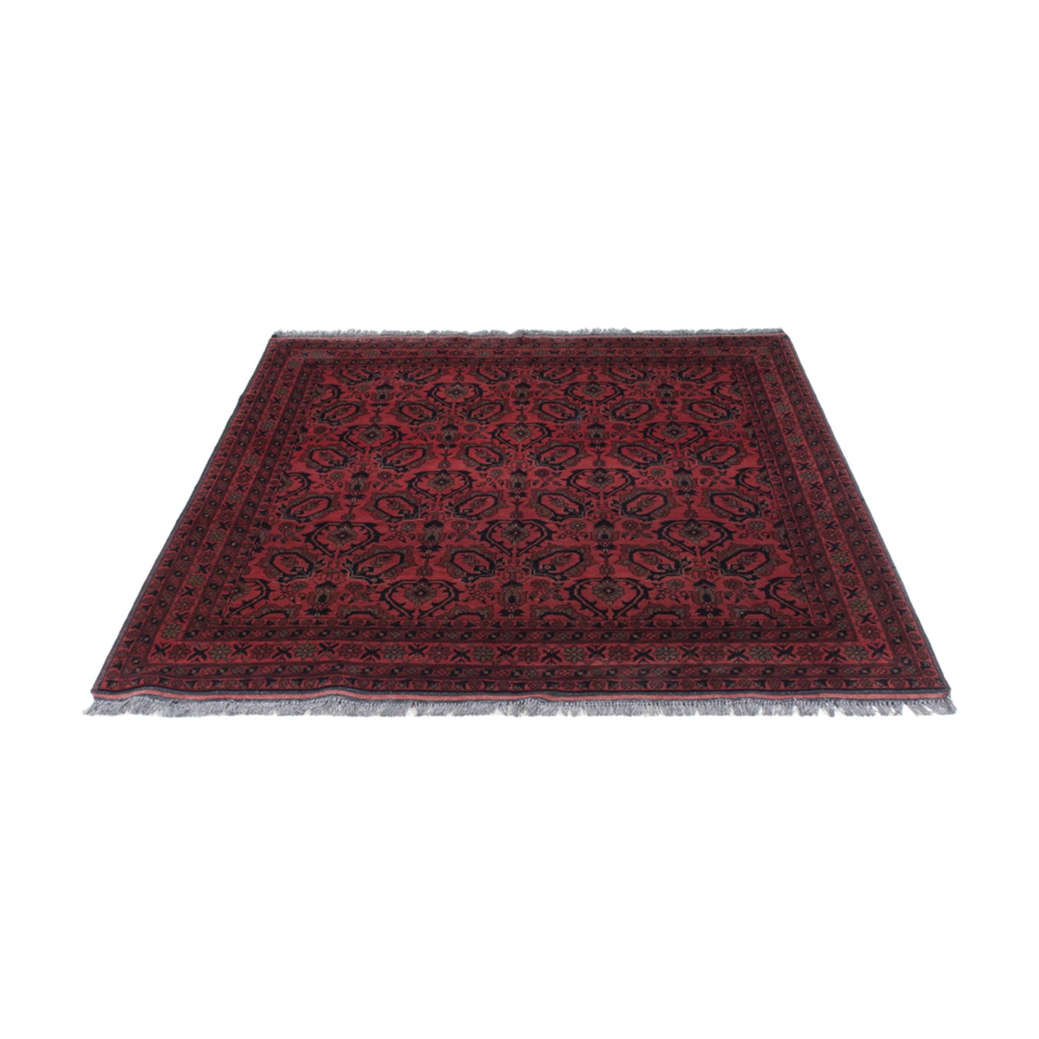 Afghan Rug - Kunduz - 197 x 150 cm - red