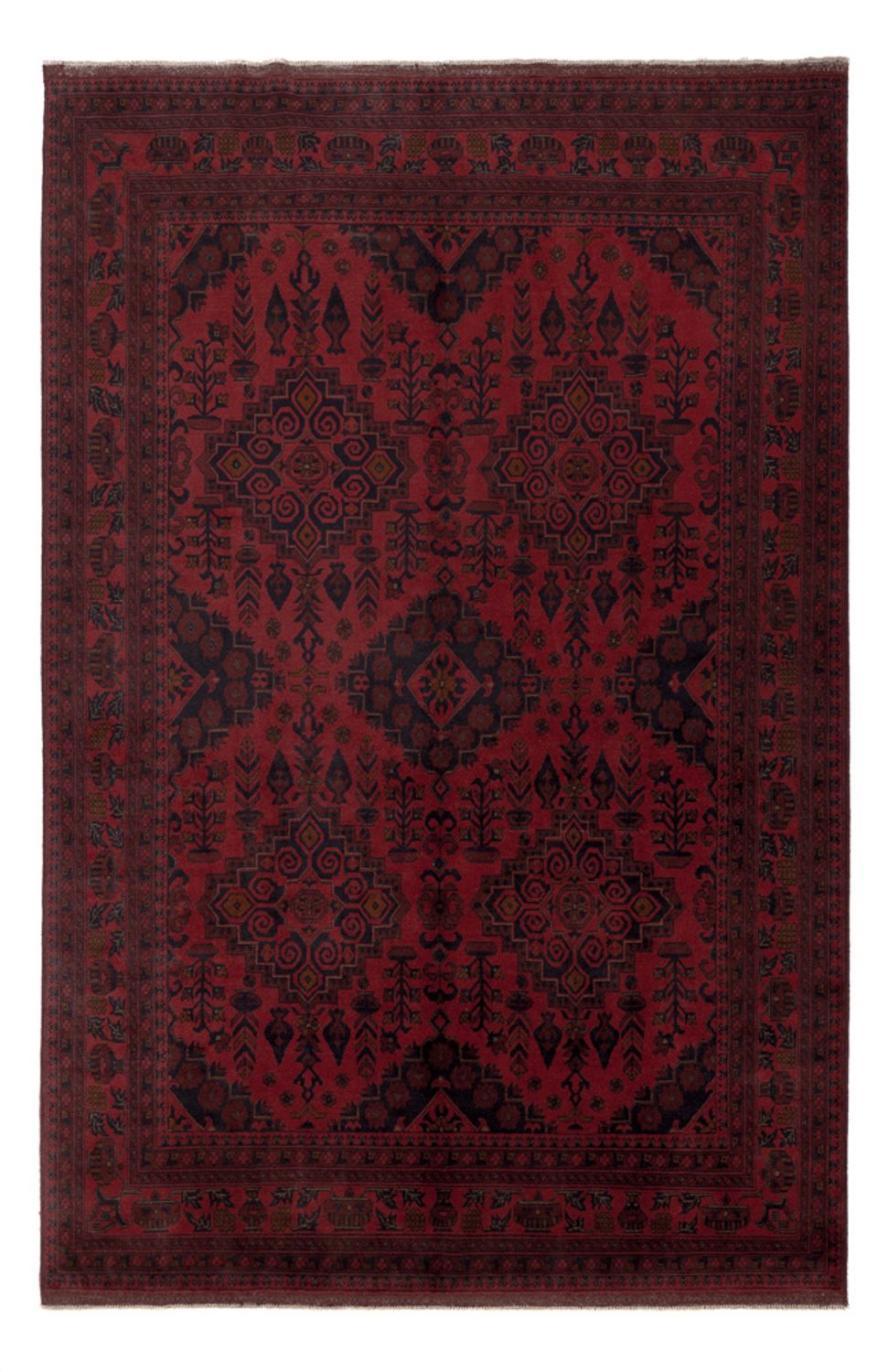 Afghan Rug - Kunduz - 300 x 200 cm - red