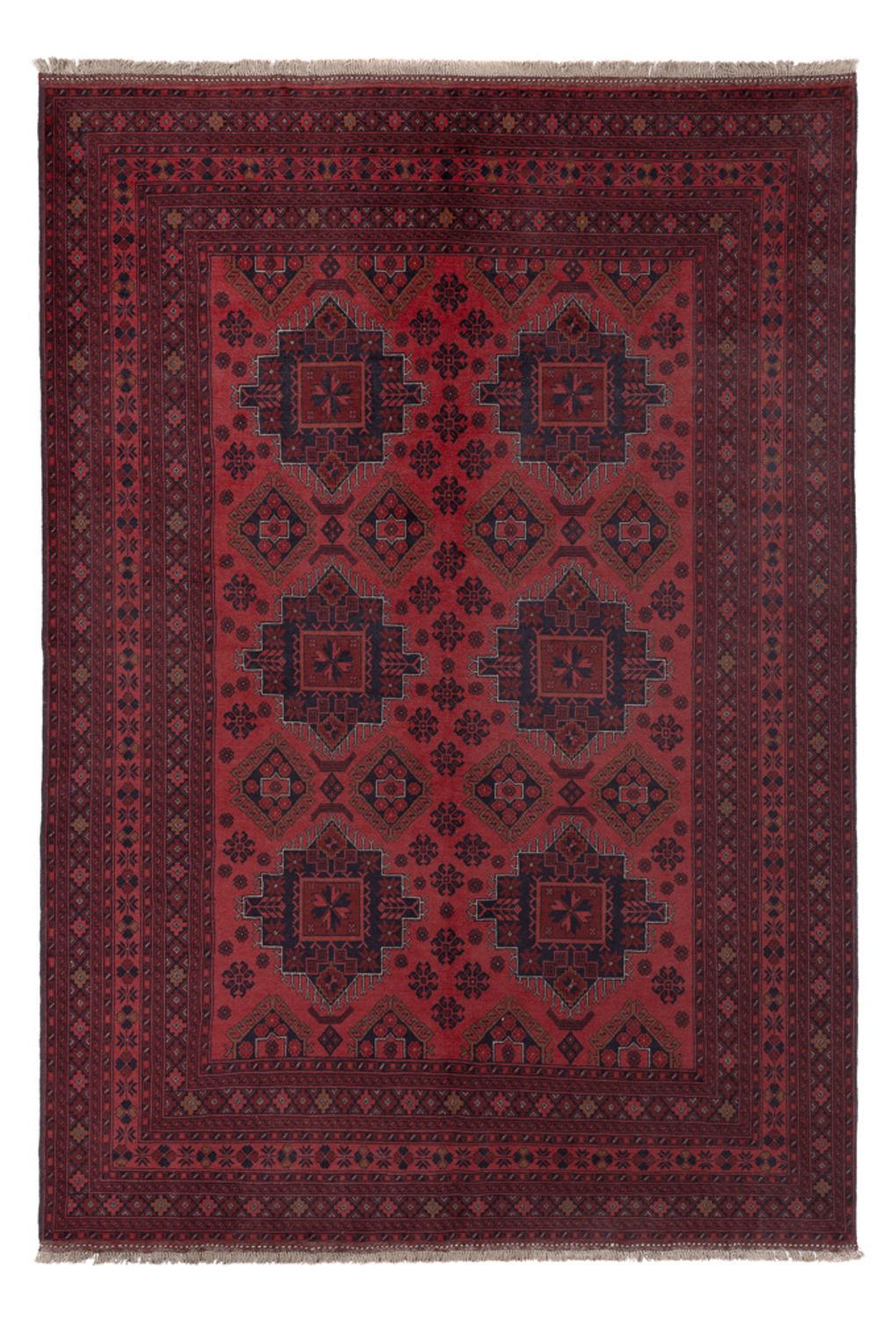 Afghan Rug - Kunduz - 297 x 205 cm - red