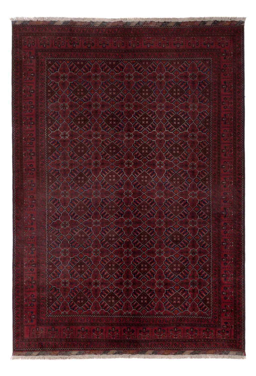Afghan Rug - Kunduz - 292 x 200 cm - red