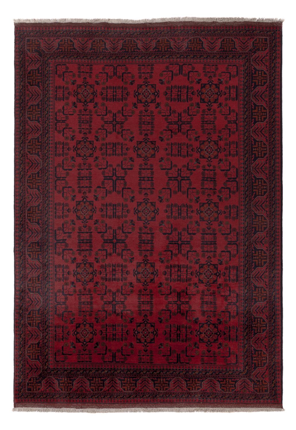 Afghan Rug - Kunduz - 284 x 200 cm - red