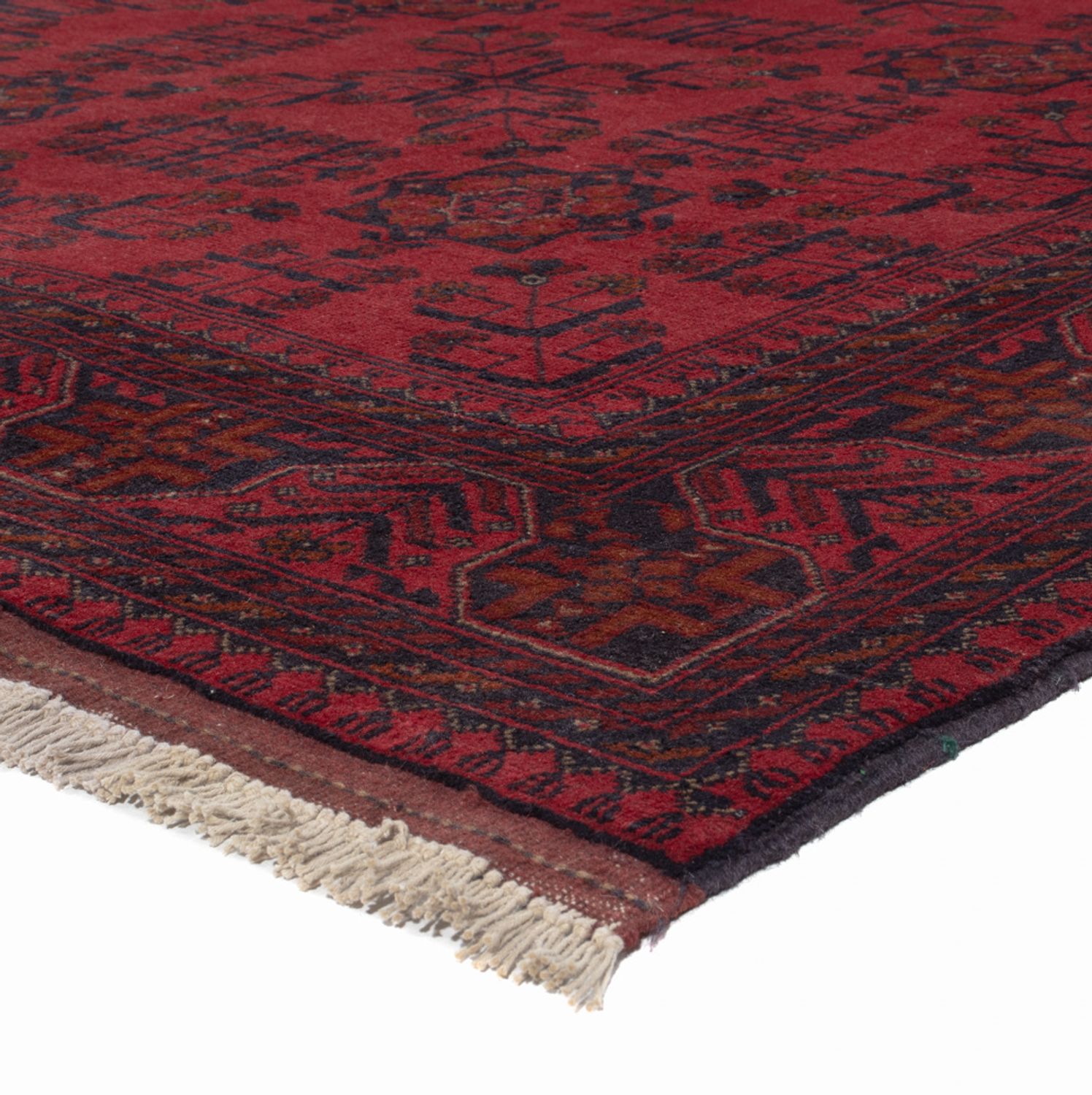 Afghan Rug - Kunduz - 284 x 200 cm - red
