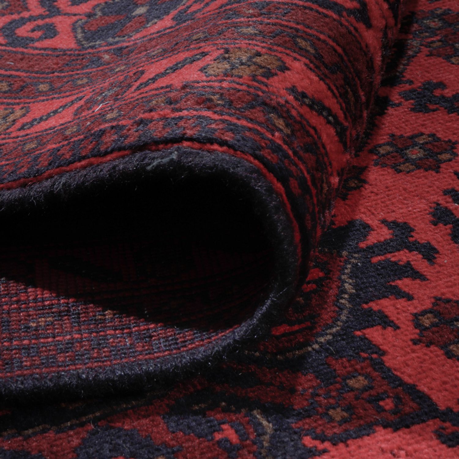 Afghan Rug - Kunduz - 296 x 196 cm - red