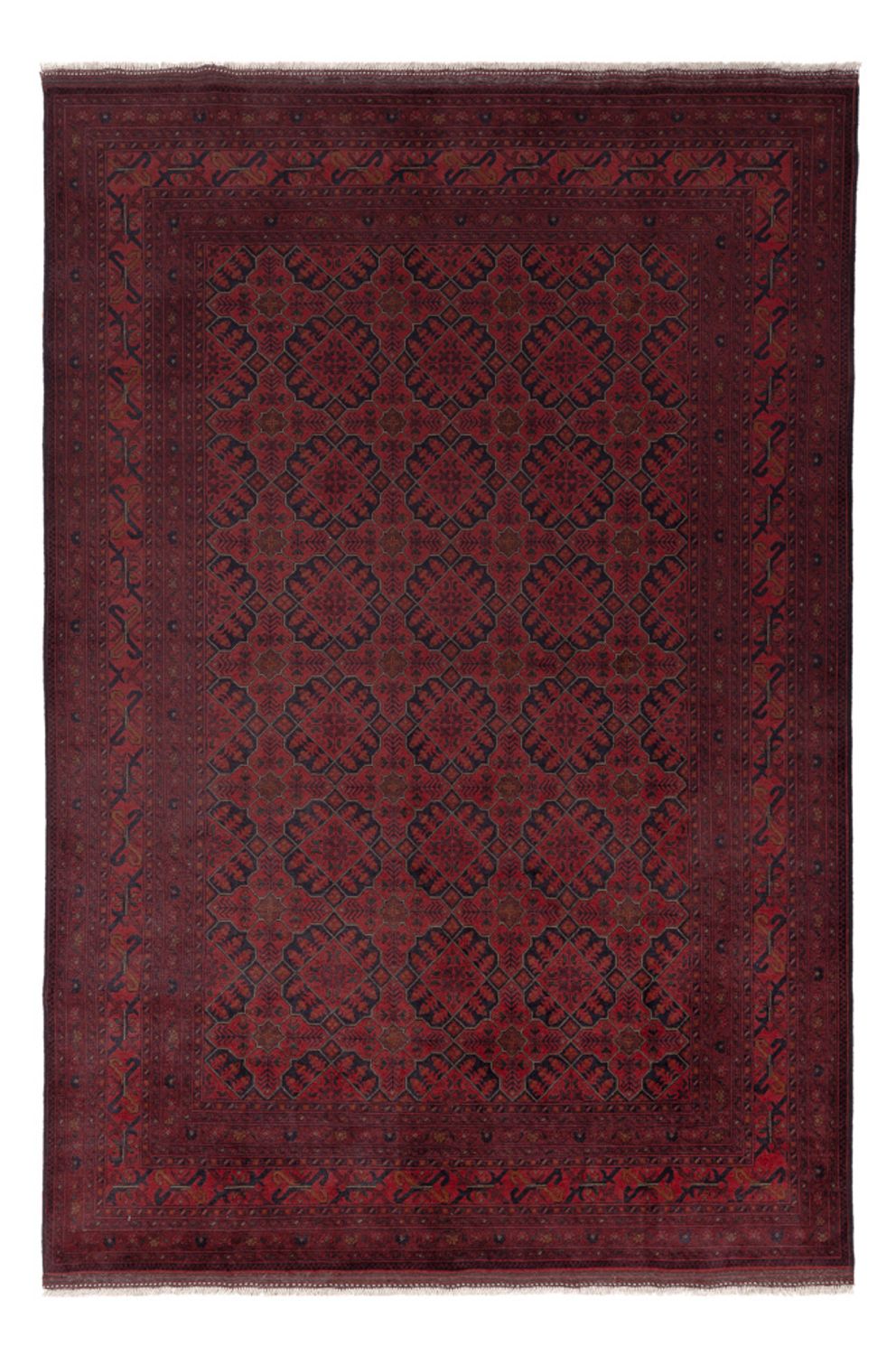 Afghan Rug - Kunduz - 296 x 200 cm - red