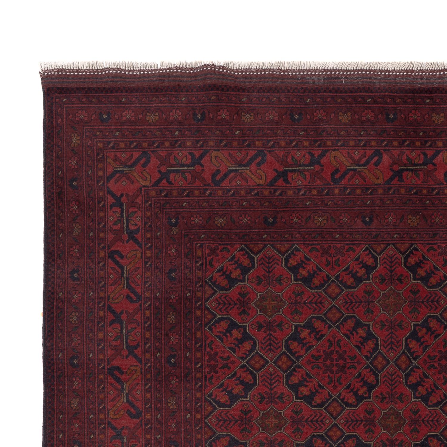 Afghan Rug - Kunduz - 296 x 200 cm - red