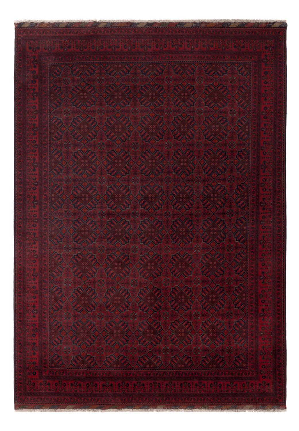 Afghan Rug - Kunduz - 296 x 204 cm - red