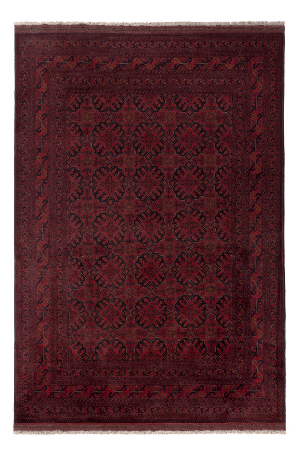 Afghan Rug - Kunduz - 295 x 202 cm - red