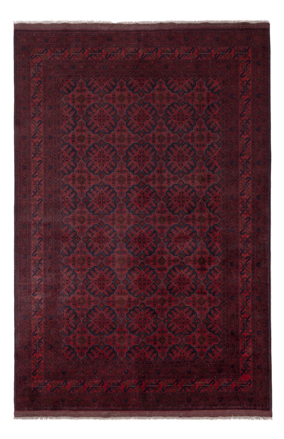 Afghan Rug - Kunduz - 295 x 193 cm - red