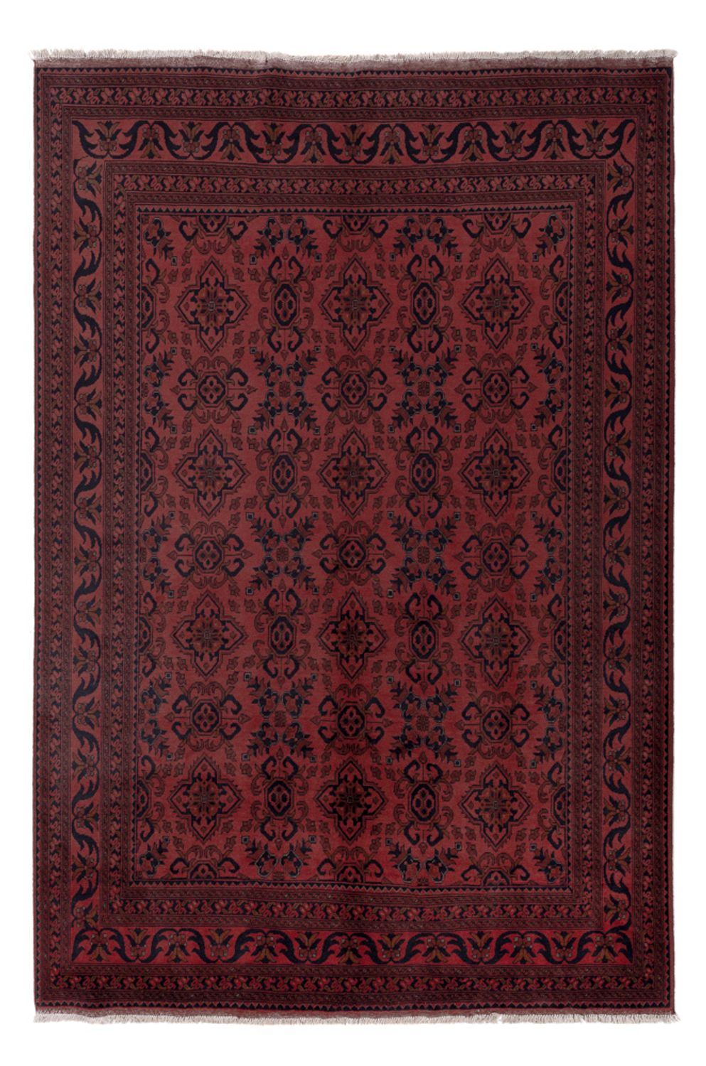 Afghan Rug - Kunduz - 303 x 205 cm - red