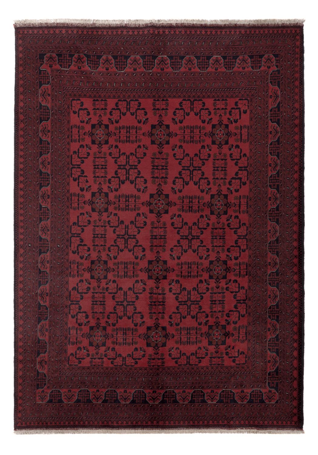 Afghan Rug - Kunduz - 292 x 205 cm - red