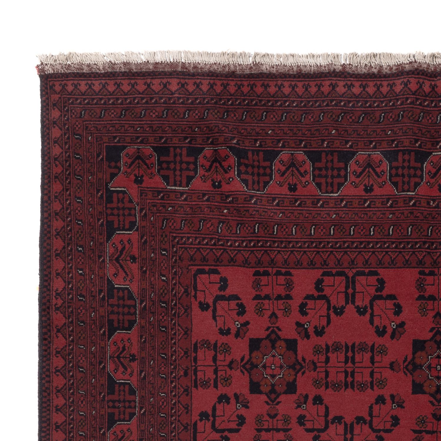Afghan Rug - Kunduz - 292 x 205 cm - red