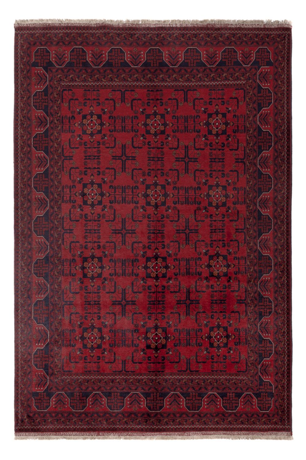 Afghan Rug - Kunduz - 296 x 205 cm - red