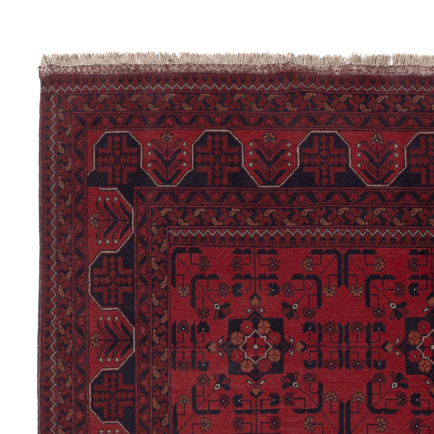 Afghan Rug - Kunduz - 296 x 205 cm - red