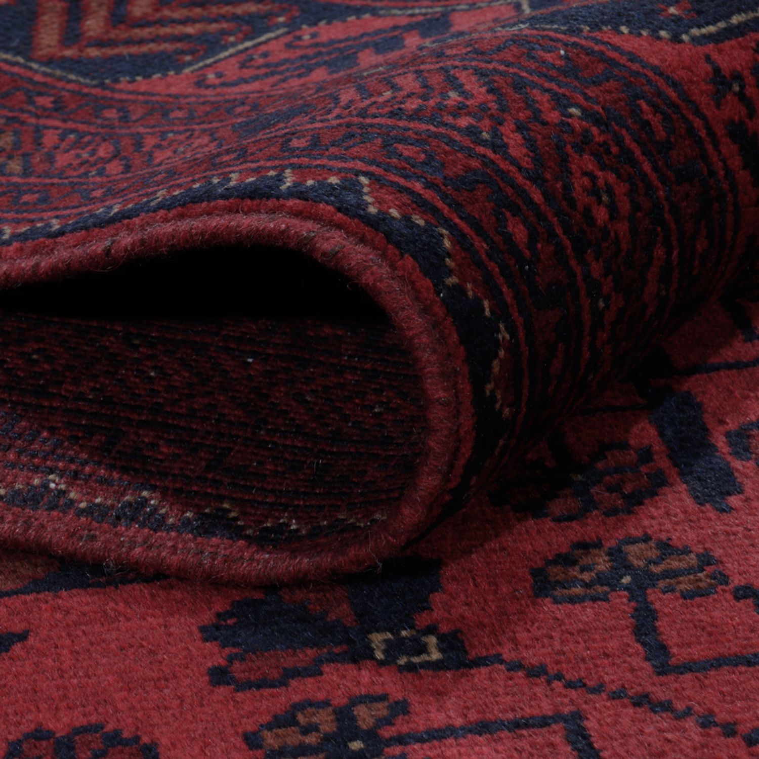 Afghan Rug - Kunduz - 296 x 206 cm - red