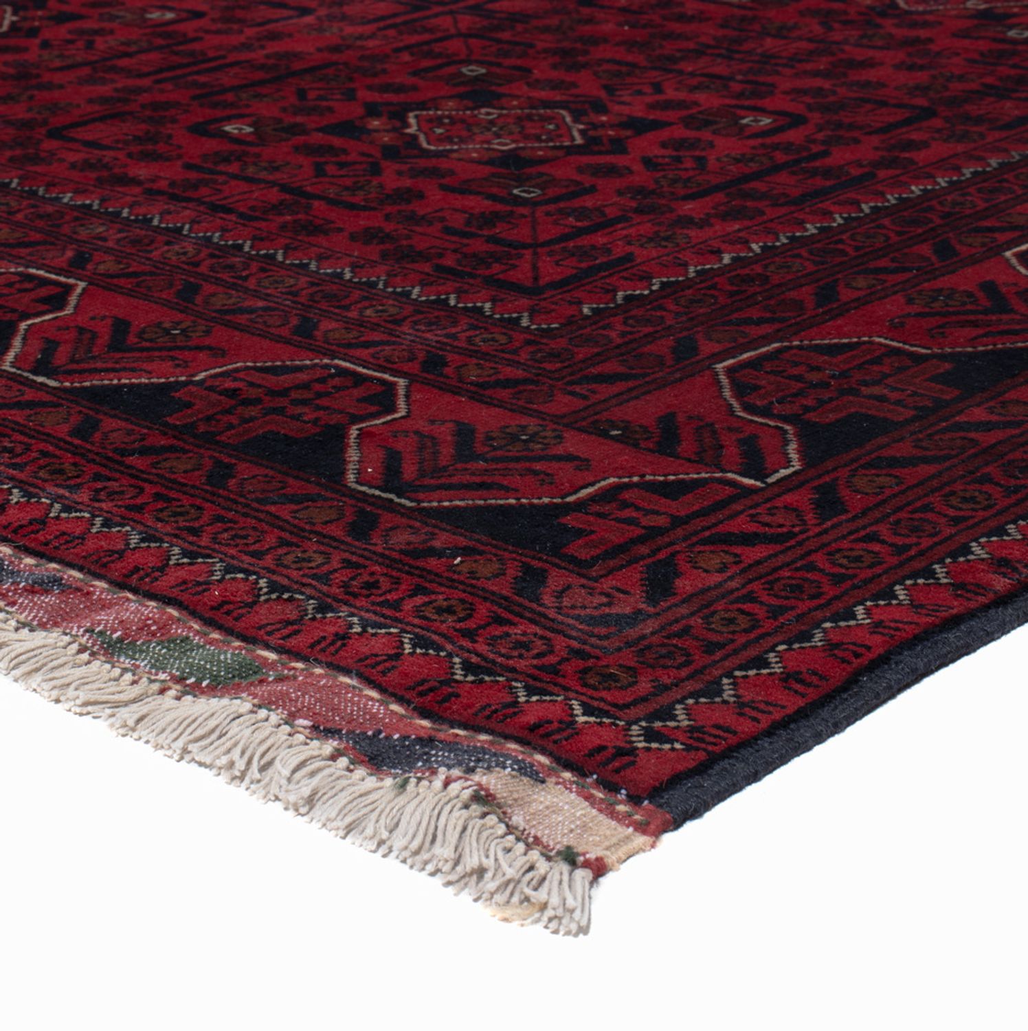 Afghan Rug - Kunduz - 276 x 199 cm - red
